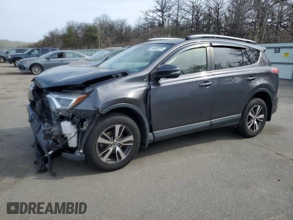 2018 Toyota RAV4 XLE with VIN JTMRFREV5JJ739973, listed as a Copart auction lot 54490225 with 65,807 mi miles and Salvage Title. Bid and sale history available at DreamBid. Image 1.