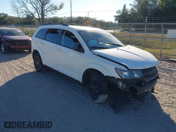 2018 Dodge Journey SE with VIN 3C4PDCAB8JT208538, listed as a IAAI auction lot 40782626 with 82,924 mi miles and . Bid and sale history available at DreamBid. Image 1.