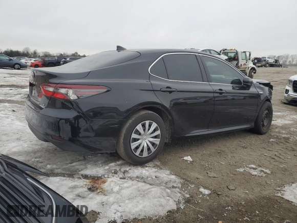 2021 Toyota Camry Hybrid LE with VIN 4T1C31AK0MU025856, listed as a Copart auction lot 87890255 with 50,247 mi miles and Salvage Title. Bid and sale history available at carsss.com. Image 3.