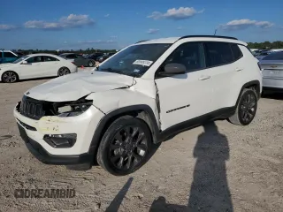 2021 Jeep Compass 80th Anniversary with VIN 3C4NJCEB3MT550073, listed as a Copart auction lot 80508234 with 29,690 mi miles and Salvage Title. Bid and sale history available at carsss.com. Image 1.