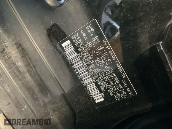 2023 Subaru Ascent Limited with VIN 4S4WMASD1P3452628, listed as a IAAI auction lot 42743335 with 98,022 mi miles and . Bid and sale history available at DreamBid. Image 14.