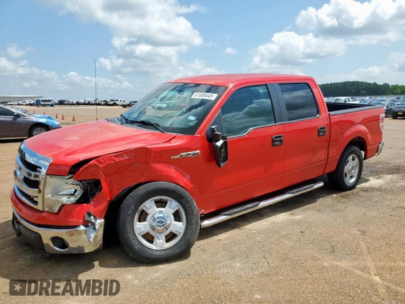 2014 Ford F-150 XL with VIN 1FTFW1CF1EKE85369, listed as a Copart auction lot 61686445 with 86,139 mi miles and Salvage title. Bid and sale history available at DreamBid. Image 1.