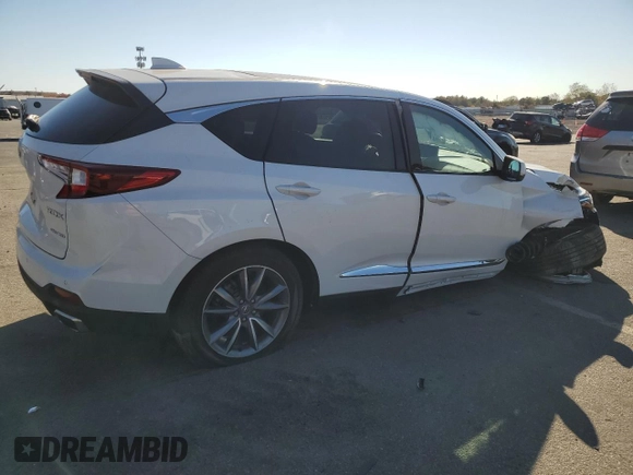 2022 Acura RDX w/Technology Package with VIN 5J8TC2H55NL012247, listed as a Copart auction lot 76534714 with 13,759 mi miles and Salvage Title. Bid and sale history available at carsss.com. Image 3.