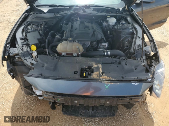 2019 Ford Mustang EcoBoost with VIN 1FA6P8THXK5105677, listed as a Copart auction lot 60927105 with 57,344 mi miles and Salvage title. Bid and sale history available at DreamBid. Image 11.