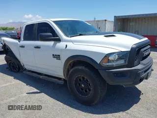 2020 Ram 1500 Warlock with VIN 1C6RR6GG6LS108853, listed as a IAAI auction lot 42431391 with 100,297 mi miles and . Bid and sale history available at DreamBid. Image 1.