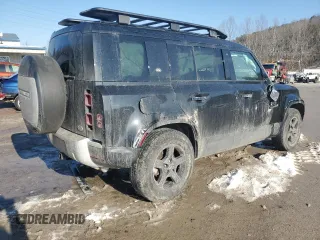 2022 Land Rover Defender S with VIN SALEJ7RX9N2079507, listed as a Copart auction lot 88658025 with 26,381 mi miles and Salvage title. Bid and sale history available at DreamBid. Image 3.