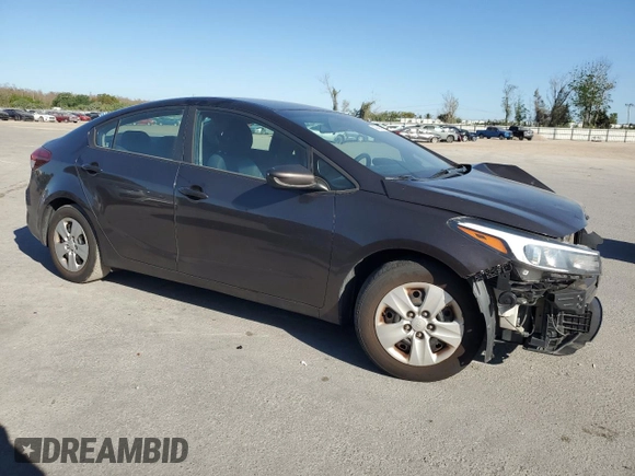 2017 Kia Forte LX with VIN 3KPFL4A77HE026487, listed as a Copart auction lot 48469475 with 252,409 mi miles and Salvage Title. Bid and sale history available at carsss.com. Image 4.