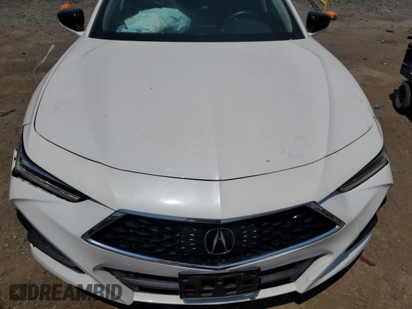 2021 Acura TLX with VIN 19UUB5F35MA003021, listed as a Copart auction lot 62296345 with 46,078 mi miles and Salvage title. Bid and sale history available at DreamBid. Image 11.