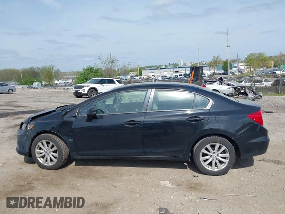 2012 Honda Civic EX with VIN 19XFB2F83CE317053, listed as a IAAI auction lot 42119732 with 168,184 mi miles and . Bid and sale history available at DreamBid. Image 15.