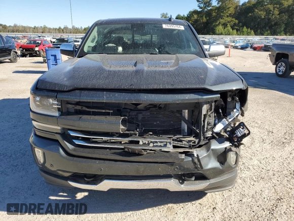 2017 Chevrolet Silverado 1500 LTZ with VIN 3GCUKSEJ4HG382713, listed as a Copart auction lot 76395764 with 134,794 mi miles and Salvage Title. Bid and sale history available at DreamBid. Image 5.