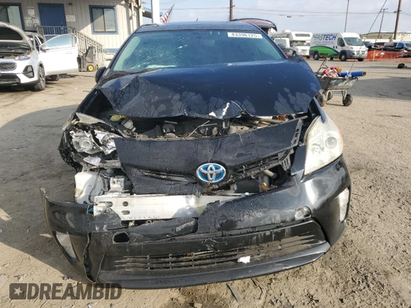 2012 Toyota Prius One with VIN JTDKN3DU4C5449018, listed as a Copart auction lot 43396125 with 193,248 mi miles and Salvage title. Bid and sale history available at DreamBid. Image 5.
