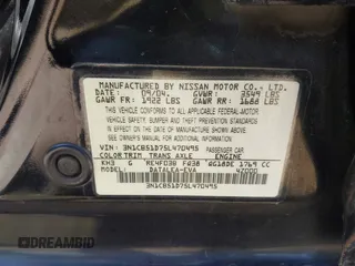 2005 Nissan Sentra 1.8 with VIN 3N1CB51D75L470495, listed as a IAAI auction lot 42194198 with 212,368 mi miles and . Bid and sale history available at DreamBid. Image 9.