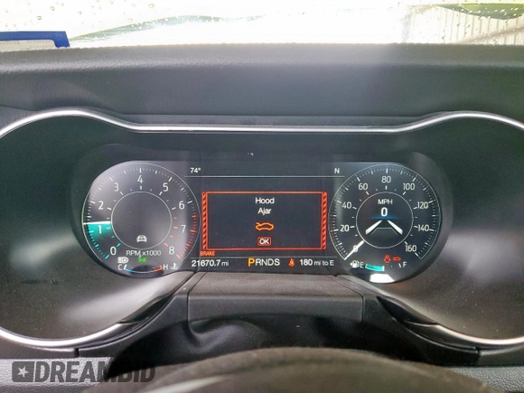 2021 Ford Mustang EcoBoost с VIN 1FA6P8TH4M5150133, выставлен на аукционе Copart как лот 58329025 с пробегом 21 670 миль миль и Чистый • Clean title. История ставок и продаж доступна на DreamBid. Изображение 9.