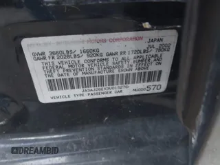 2003 Mitsubishi Lancer ES with VIN JA3AJ26EX3U015276, listed as a IAAI auction lot 37806582 with 181,069 mi miles. Bid and sale history available at carsss.com. Image 9.