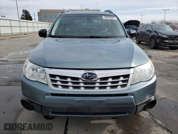 2012 Subaru Forester X with VIN JF2SHBBCXCH421445, listed as a Copart auction lot 49855505 with 120,484 mi miles and Salvage Title. Bid and sale history available at DreamBid. Image 5.
