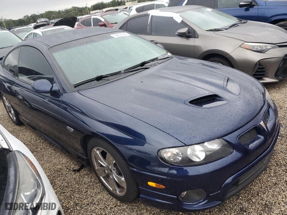 2005 Pontiac GTO with VIN 6G2VX12U15L381992, listed as a Copart auction lot 74657644 with NaN miles and Salvage Title. Bid and sale history available at carsss.com. Image 4.
