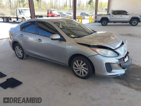 2012 Mazda Mazda3 i Touring with VIN JM1BL1V76C1595589, listed as a IAAI auction lot 42047555 with 139,427 mi miles. Bid and sale history available at carsss.com. Image 1.