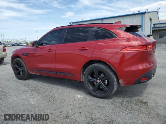 2017 Jaguar F-Pace 35t R-Sport with VIN SADCL2BV8HA892159, listed as a Copart auction lot 54171535 with 94,537 mi miles and Clean title. Bid and sale history available at DreamBid. Image 2.