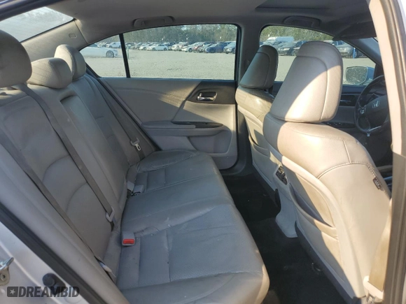 2014 Honda Accord Sedan EX-L with VIN 1HGCR3F89EA020199, listed as a Copart auction lot 46462915 with NaN miles and Salvage Title. Bid and sale history available at carsss.com. Image 10.