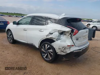 2018 Nissan Murano SV with VIN 5N1AZ2MG9JN167292, listed as a IAAI auction lot 42007243 with 141,191 mi miles and . Bid and sale history available at carsss.com. Image 3.