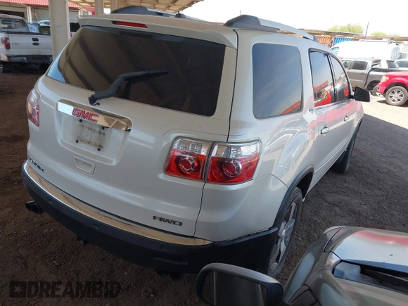 2011 GMC Acadia SLT1 with VIN 1GKKVRED0BJ161430, listed as a IAAI auction lot 41927420 with 315,526 mi miles and . Bid and sale history available at DreamBid. Image 4.