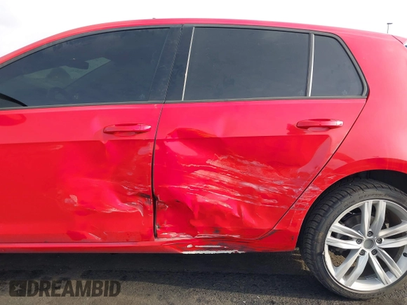 2017 Volkswagen Golf S with VIN 3VW217AU9HM057254, listed as a IAAI auction lot 41934323 with 129,473 mi miles and . Bid and sale history available at DreamBid. Image 6.