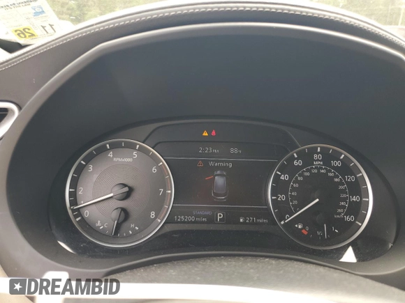 2019 Infiniti QX50 Luxe with VIN 3PCAJ5M14KF142261, listed as a Copart auction lot 55122875 with 125,200 mi miles and Salvage title. Bid and sale history available at DreamBid. Image 9.