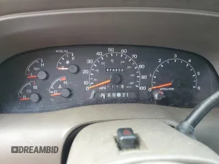 2001 Ford Excursion Limited z VIN 1FMNU42L31EA08652, wystawiony jako Copart lot #75287504 z przebiegiem 474 232 mil mil oraz Szkoda całkowita • Salvage title. Historia ofert i sprzedaży dostępna na DreamBid. Obrazek 9.