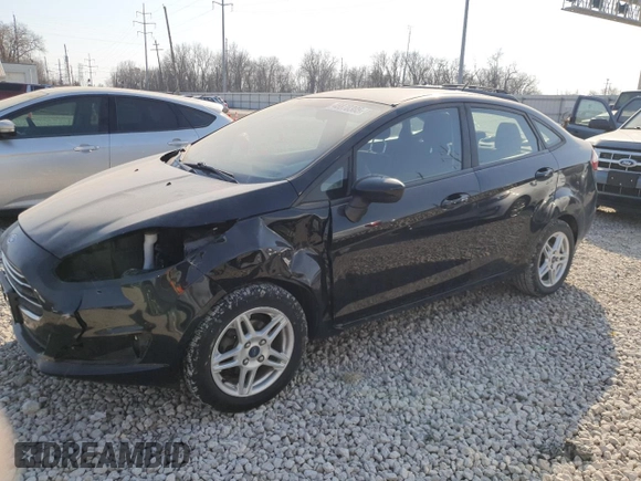 2017 Ford Fiesta SE with VIN 3FADP4BJ8HM135560, listed as a Copart auction lot 48870305 with 111,034 mi miles and Salvage Title. Bid and sale history available at carsss.com. Image 1.