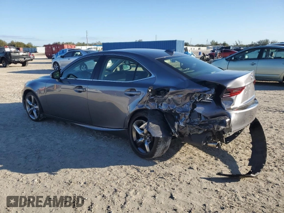 2016 Lexus IS 350 with VIN JTHBE1D27G5024108, listed as a Copart auction lot 43150455 with 54,806 mi miles and Salvage title. Bid and sale history available at DreamBid. Image 2.