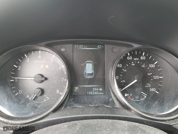 2017 Nissan Rogue S with VIN JN8AT2MT7HW382343, listed as a Copart auction lot 51247855 with 138,260 mi miles and Salvage Title. Bid and sale history available at carsss.com. Image 9.