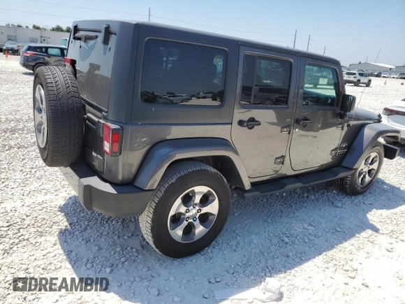 2018 Jeep Wrangler JK Unlimited Sahara with VIN 1C4HJWEG1JL919420, listed as a Copart auction lot 68130694 with 62,130 mi miles and Salvage Title. Bid and sale history available at carsss.com. Image 3.