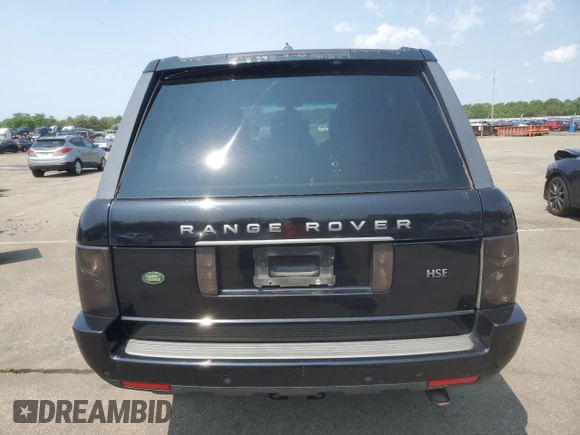 2008 Land Rover Range Rover HSE with VIN SALME15428A295363, listed as a Copart auction lot 59845715 with 157,499 mi miles and Clean title. Bid and sale history available at DreamBid. Image 6.