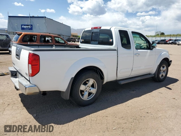 2007 Nissan Frontier SE with VIN 1N6AD06U57C410060, listed as a Copart auction lot 58255225 with 198,277 mi miles and Salvage title. Bid and sale history available at DreamBid. Image 3.