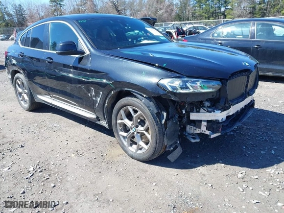 2022 BMW X4 xDrive30i with VIN 5UX33DT01N9K26959, listed as a IAAI auction lot 41835053 with 39,685 mi miles. Bid and sale history available at carsss.com. Image 1.