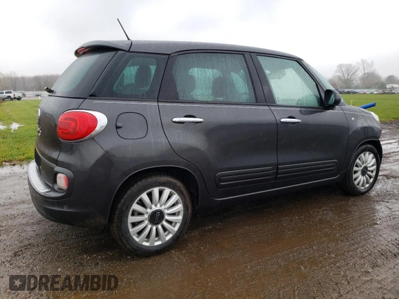 2014 FIAT 500L Easy with VIN ZFBCFABH9EZ027966, listed as a Copart auction lot 81170874 with 118,018 mi miles and Salvage Title. Bid and sale history available at carsss.com. Image 3.