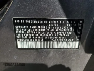 2019 Volkswagen Jetta S с VIN 3VWC57BU1KM088450, выставлен на аукционе Copart как лот 48570435 с пробегом 87 087 миль миль и Списание • Salvage title. История ставок и продаж доступна на DreamBid. Изображение 15.
