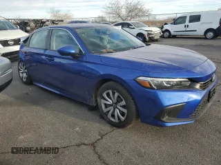 2023 Honda Civic Sedan LX with VIN 2HGFE2F27PH565711, listed as a Copart auction lot 87724365 with Not Provided miles and Salvage Title. Bid and sale history available at carsss.com. Image 4.