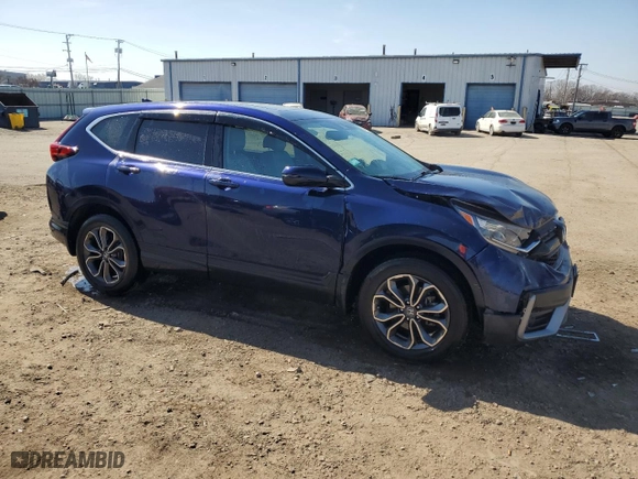 2020 Honda CR-V EX-L with VIN 5J6RW2H87LA011551, listed as a Copart auction lot 48829545 with 29,341 mi miles and Salvage Title. Bid and sale history available at carsss.com. Image 4.