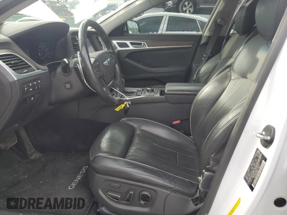 2015 Hyundai Genesis 3.8L with VIN KMHGN4JE8FU097477, listed as a Copart auction lot 51654155 with 74,358 mi miles and Salvage Title. Bid and sale history available at carsss.com. Image 7.
