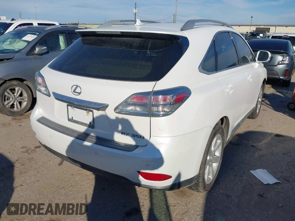 2011 Lexus RX 350 with VIN 2T2ZK1BA5BC058090, listed as a IAAI auction lot 41312625 with 188,122 mi miles. Bid and sale history available at carsss.com. Image 4.