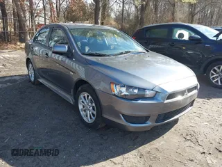 2010 Mitsubishi Lancer ES with VIN JA32U2FU9AU024373, listed as a IAAI auction lot 41568301 with 99,088 mi miles. Bid and sale history available at carsss.com. Image 1.