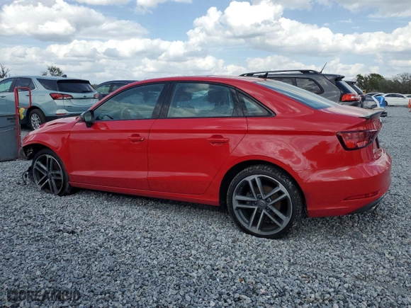 2020 Audi A3 Sedan Premium with VIN WAUAUGFF5LA100510, listed as a Copart auction lot 47194645 with 56596 miles and Salvage Title. Bid and sale history available at carsss.com. Image 2.