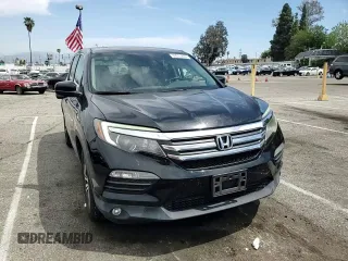 2017 Honda Pilot EX-L with VIN 5FNYF5H50HB000771, listed as a Copart auction lot 52611255 with 84,922 mi miles and Salvage Title. Bid and sale history available at carsss.com. Image 12.