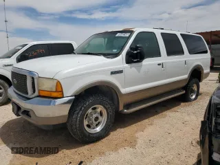 2000 Ford Excursion Limited с VIN 1FMSU43F0YEC35299, выставлен на аукционе Copart как лот 55433145 с пробегом 317 565 миль миль и Чистый • Clean title. История ставок и продаж доступна на DreamBid. Изображение 1.