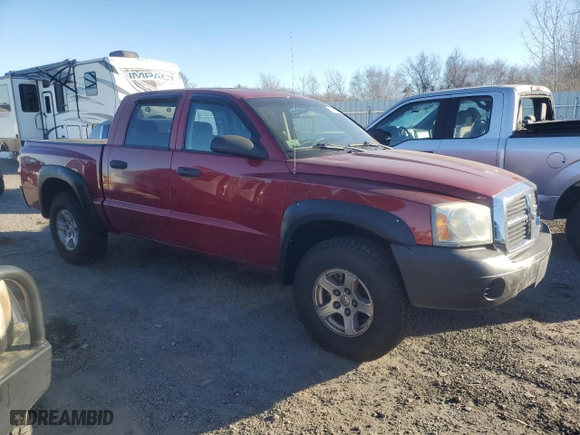 2007 Dodge Dakota ST with VIN 1D7HW28K47S235993, listed as a Copart auction lot 82984244 with 150,912 mi miles and Clean Title. Bid and sale history available at carsss.com. Image 4.