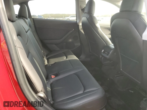 2021 Tesla Model Y Long Range with VIN 5YJYGDEE6MF258475, listed as a Copart auction lot 51347335 with 0 mi miles and Salvage Title. Bid and sale history available at carsss.com. Image 11.