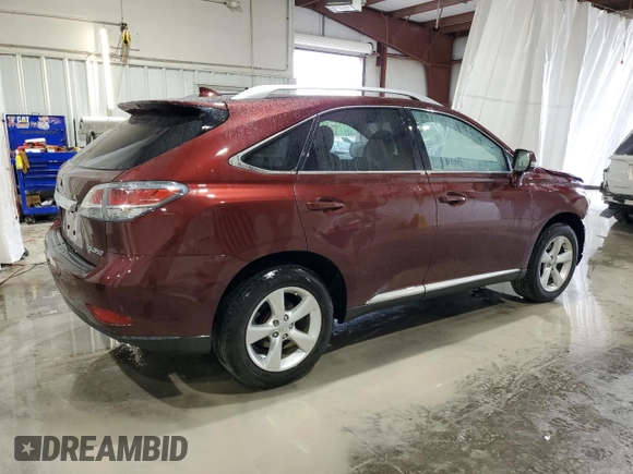2014 Lexus RX 350 with VIN JTJBK1BA6E2461128, listed as a Copart auction lot 59712615 with 54,611 mi miles and Salvage title. Bid and sale history available at DreamBid. Image 3.