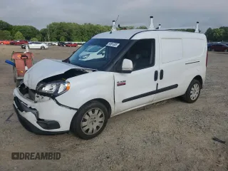 2019 Ram ProMaster City Cargo Tradesman SLT with VIN ZFBHRFBB5K6M01069, listed as a Copart auction lot 54691005 with 121,712 mi miles and Salvage title. Bid and sale history available at DreamBid. Image 1.