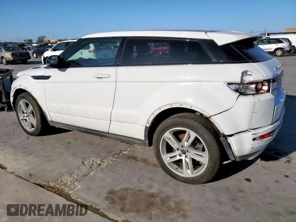 2013 Land Rover Range Rover Evoque Dynamic Premium with VIN SALVT1BG5DH715966, listed as a Copart auction lot 49995295 with 0 mi miles and Clean Title. Bid and sale history available at carsss.com. Image 2.